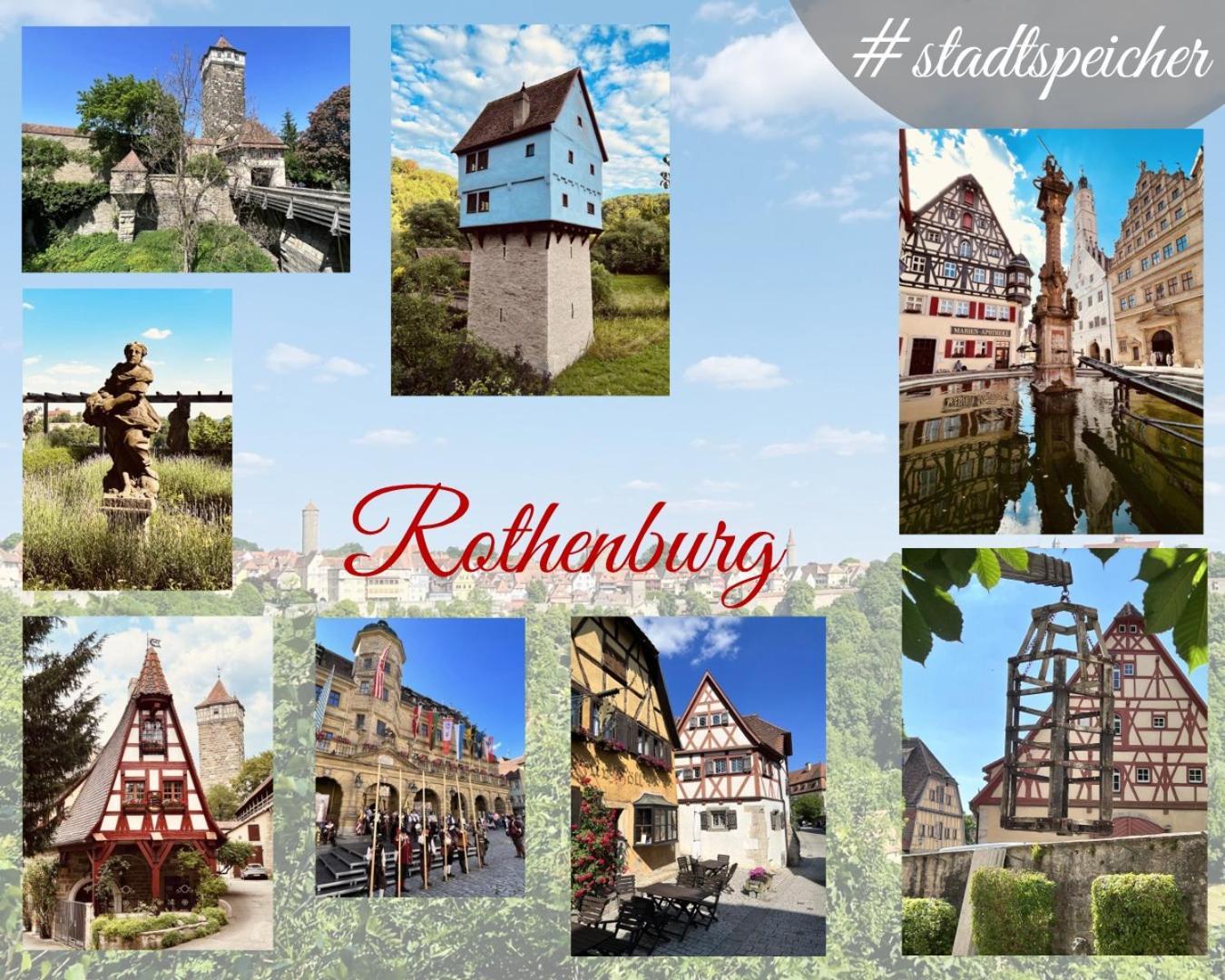 #Stadtspeicher - Blauer Stern Das Apartment Mitten In Der Altstadt Rothenburg ob der Tauber Extérieur photo